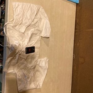 Levi Statement Blouse slim cropped top Large